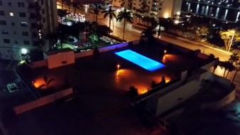 West Pool by Night