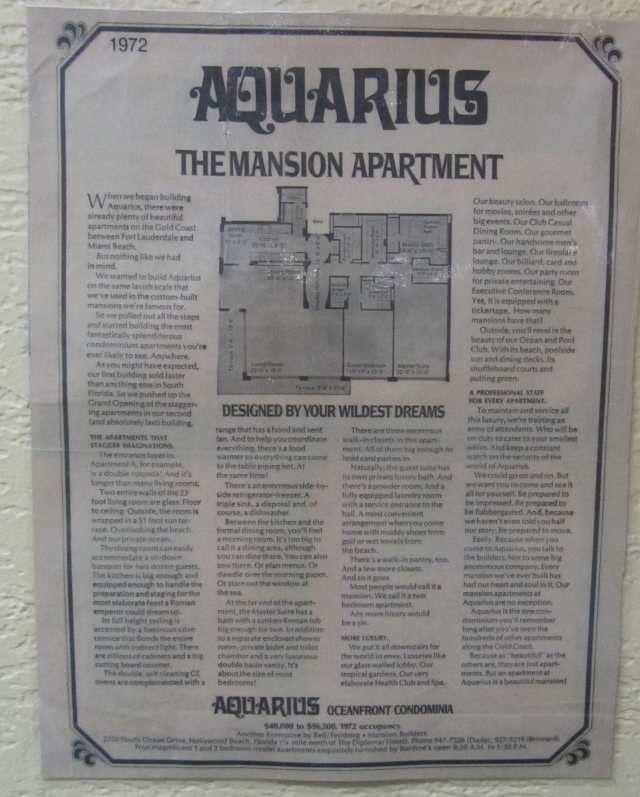 1972 Original Ad Aquarius